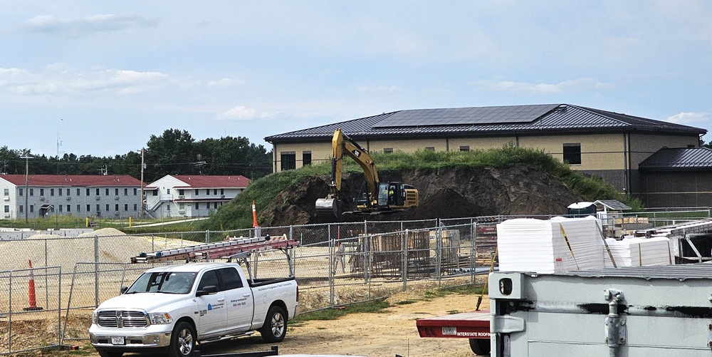 Fiscal year 2023-funded barracks project at Fort McCoy reaches 5 percent complete; foundation builds up as September work continues