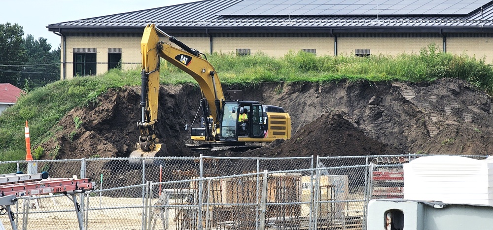 Fiscal year 2023-funded barracks project at Fort McCoy reaches 5 percent complete; foundation builds up as September work continues