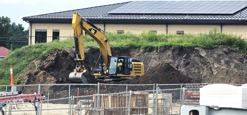 Fiscal year 2023-funded barracks project at Fort McCoy reaches 5 percent complete; foundation builds up as September work continues