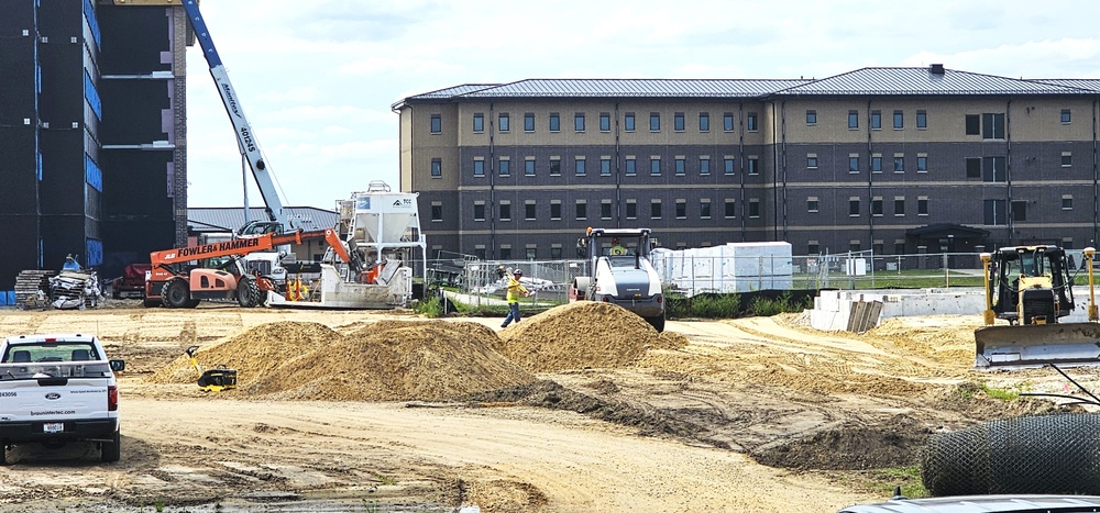 Fiscal year 2023-funded barracks project at Fort McCoy reaches 5 percent complete; foundation builds up as September work continues
