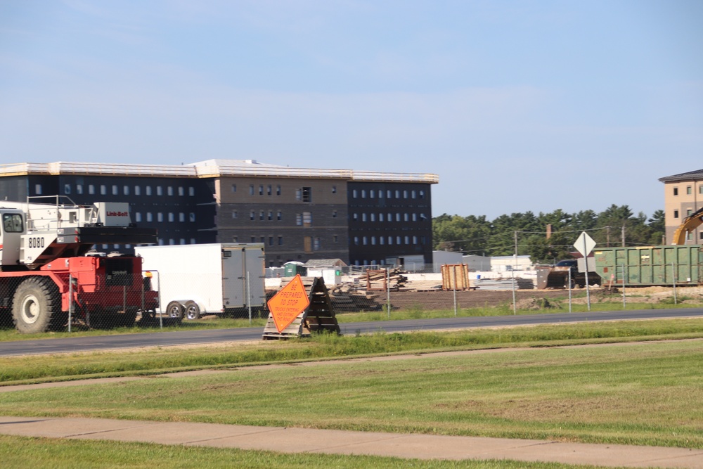 Fiscal year 2023-funded barracks project at Fort McCoy reaches 5 percent complete; foundation builds up as September work continues