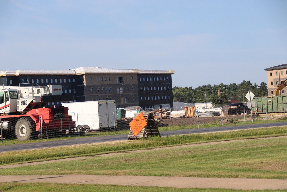 Fiscal year 2023-funded barracks project at Fort McCoy reaches 5 percent complete; foundation builds up as September work continues