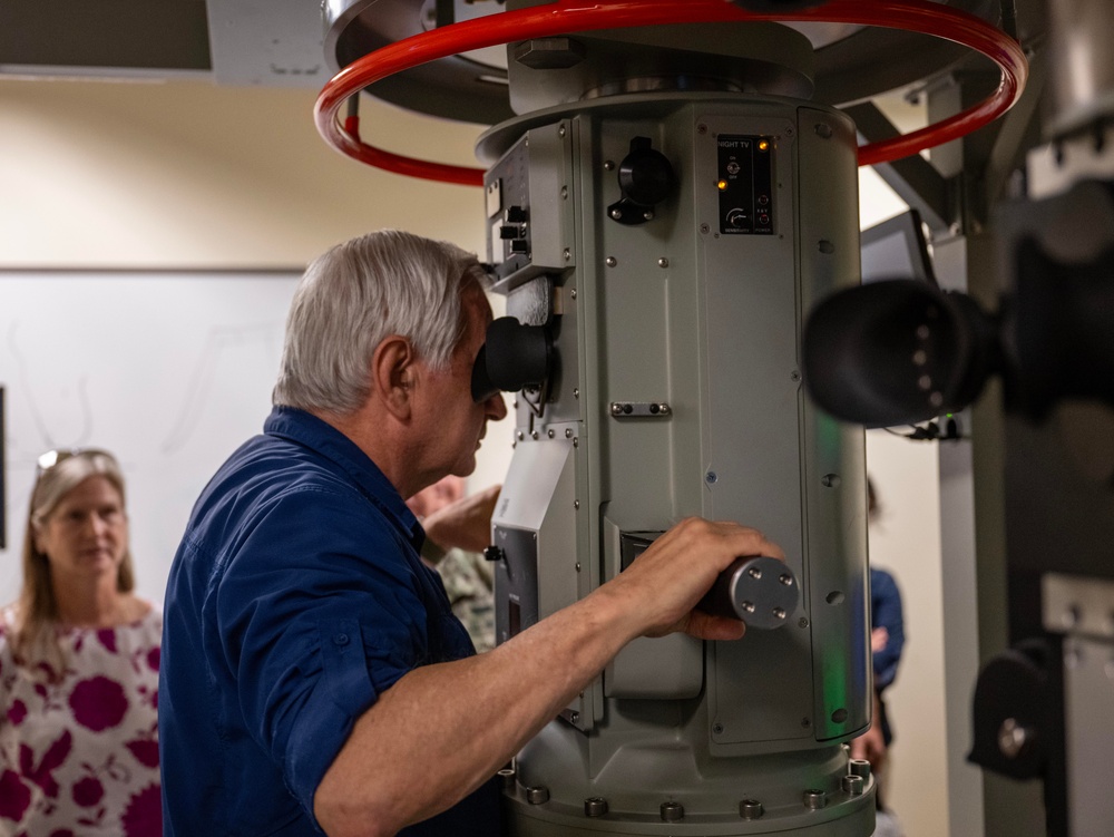 Sen. Jack Reed, D-R.I., chairman of the Senate Armed Services Committee visits Naval Submarine Training Center Pacific Detachment Guam