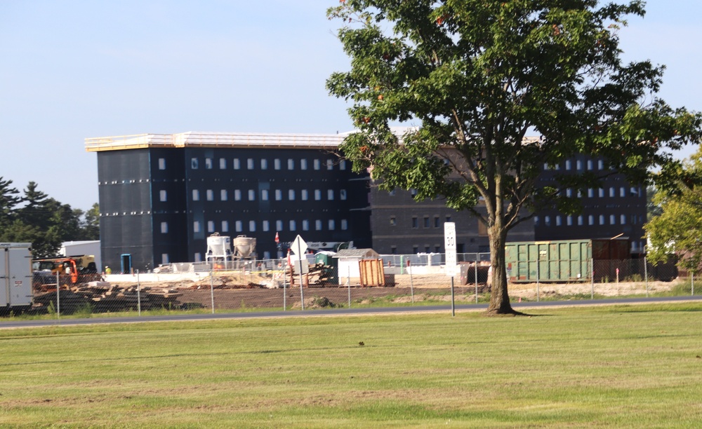 Fiscal year 2023-funded barracks project at Fort McCoy reaches 5 percent complete; foundation builds up as September work continues