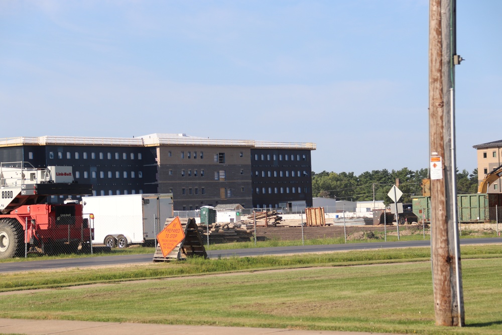 Fiscal year 2023-funded barracks project at Fort McCoy reaches 5 percent complete; foundation builds up as September work continues