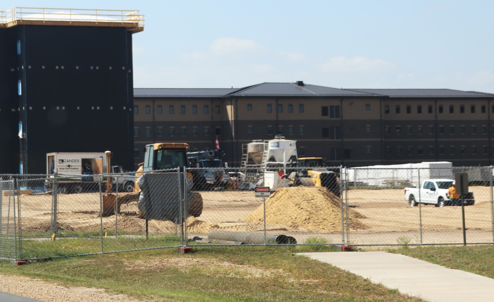 Fiscal year 2023-funded barracks project at Fort McCoy reaches 5 percent complete; foundation builds up as September work continues