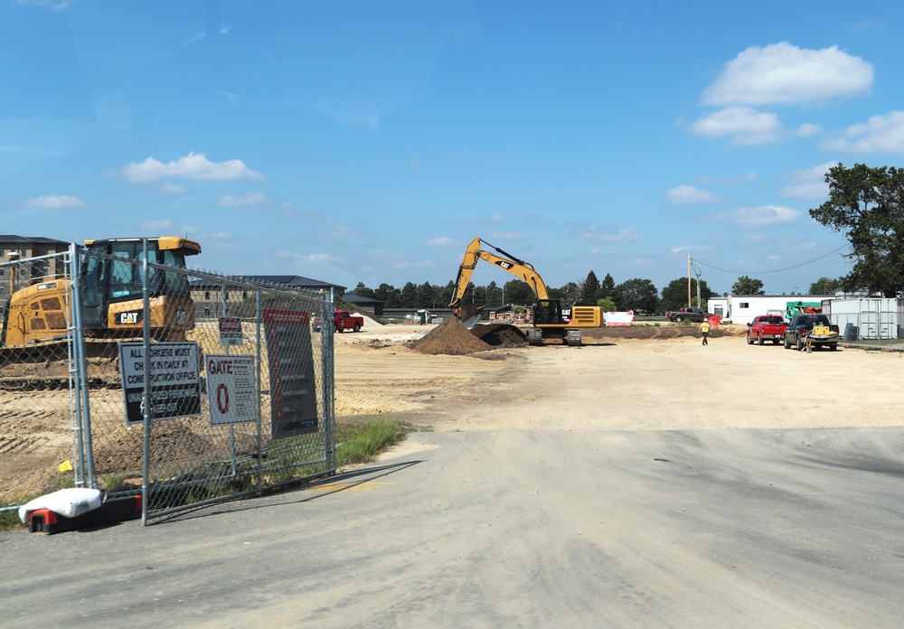Fiscal year 2023-funded barracks project at Fort McCoy reaches 5 percent complete; foundation builds up as September work continues