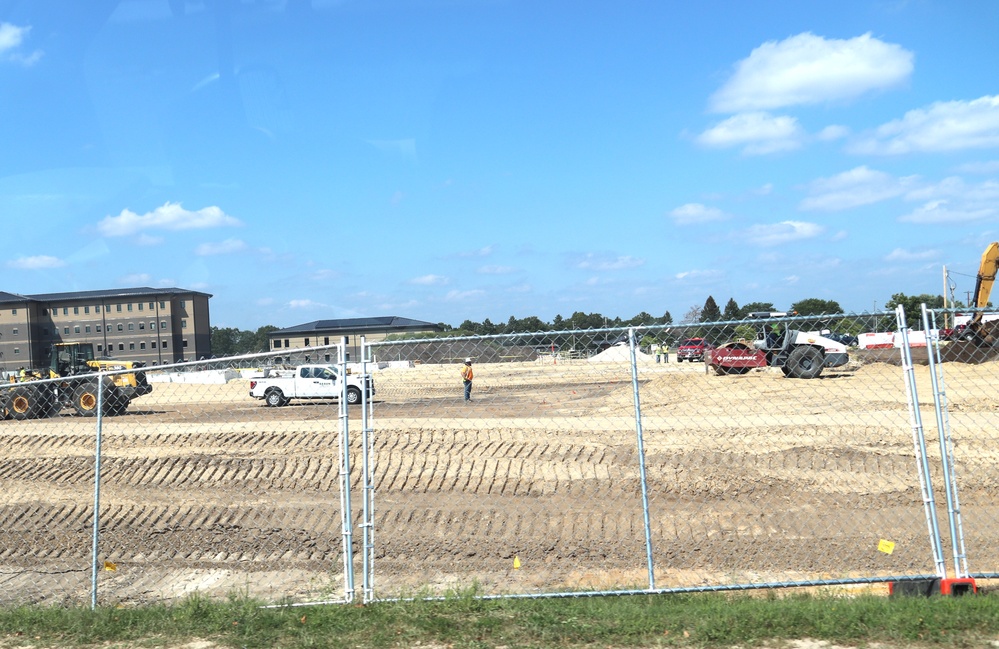 Fiscal year 2023-funded barracks project at Fort McCoy reaches 5 percent complete; foundation builds up as September work continues