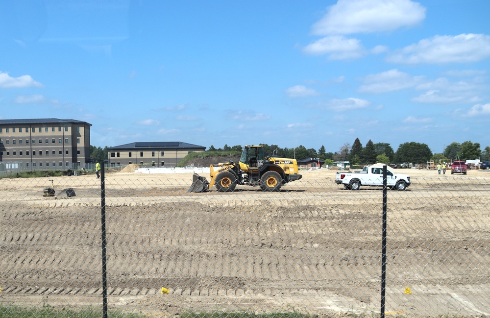 Fiscal year 2023-funded barracks project at Fort McCoy reaches 5 percent complete; foundation builds up as September work continues