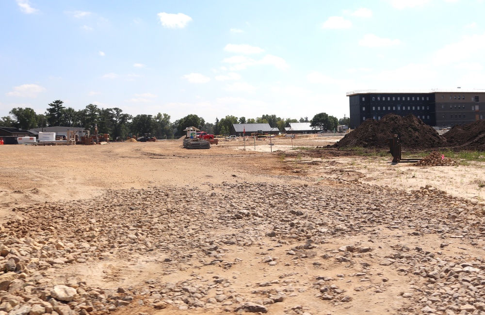 Fiscal year 2023-funded barracks project at Fort McCoy reaches 5 percent complete; foundation builds up as September work continues
