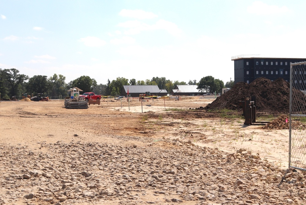 Fiscal year 2023-funded barracks project at Fort McCoy reaches 5 percent complete; foundation builds up as September work continues