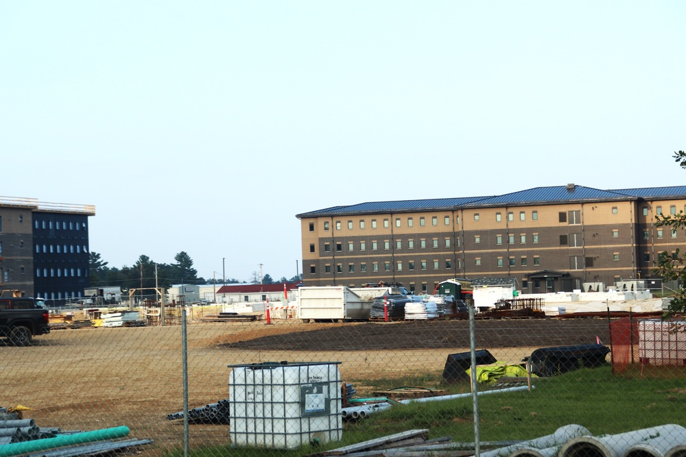 Fiscal year 2023-funded barracks project at Fort McCoy reaches 5 percent complete; foundation builds up as September work continues