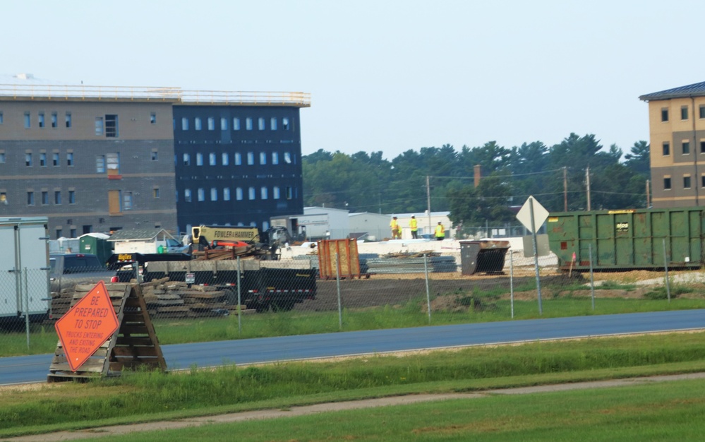 Fiscal year 2023-funded barracks project at Fort McCoy reaches 5 percent complete; foundation builds up as September work continues