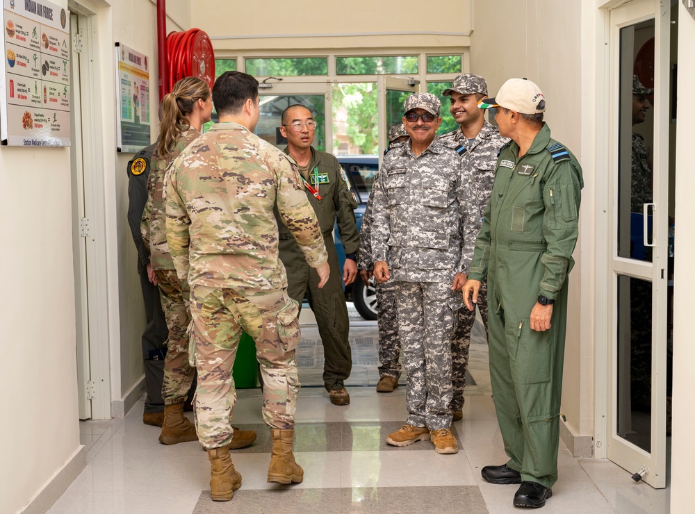 USAF Medics learn, trade knowledge with Indian AF leaders