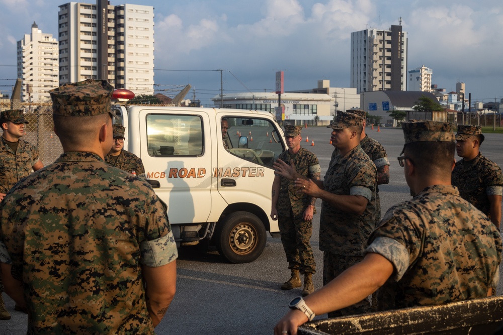 III MEF Marines conduct an Emergency Vehicle Operations Course