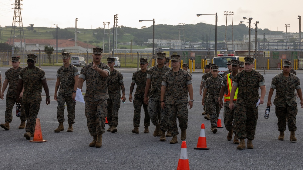 III MEF Marines conduct an Emergency Vehicle Operations Course