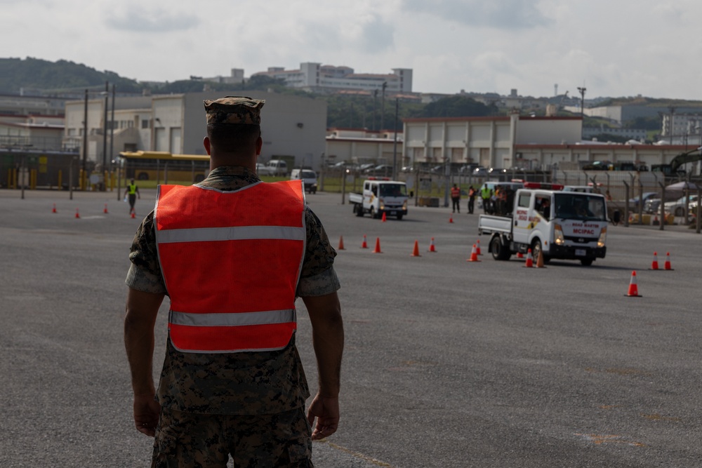 III MEF Marines conduct an Emergency Vehicle Operations Course