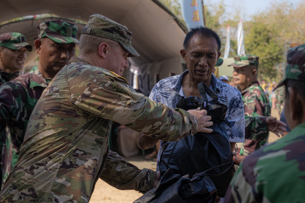 Super Garuda Shield 2024: TNI medical engagement event