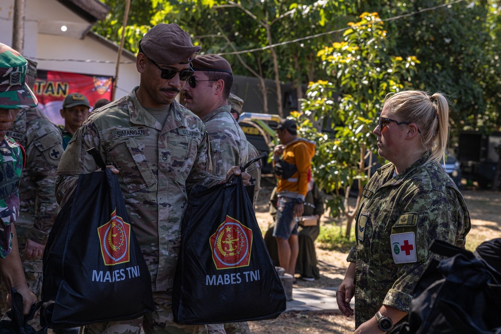 Super Garuda Shield 24: TNI medical engagement event