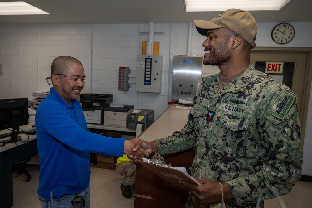 Logistics Specialist 1st Class Desmond Hall Sailor Spotlight