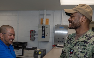 Logistics Specialist 1st Class Desmond Hall Sailor Spotlight