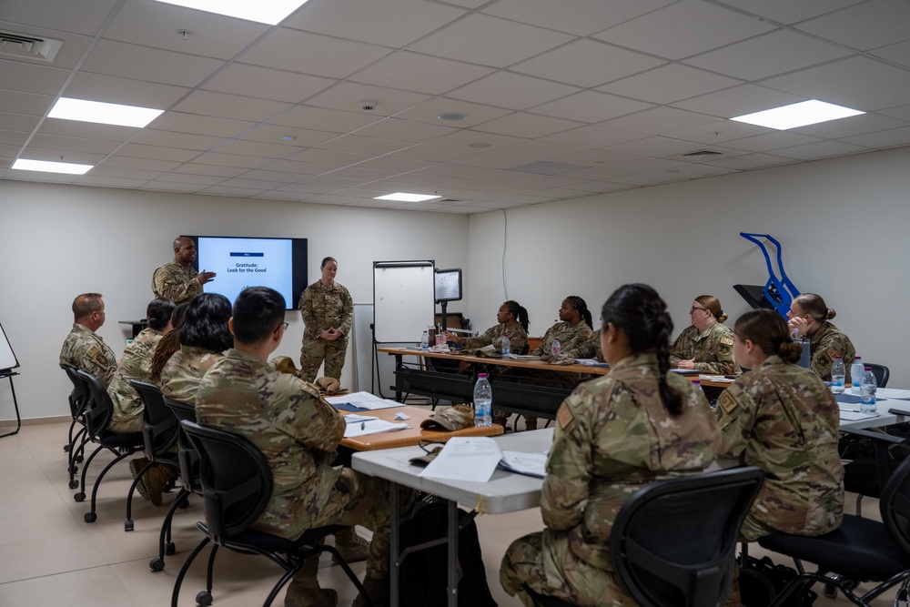 379th Airmen participate in Resiliency Training Assistant course