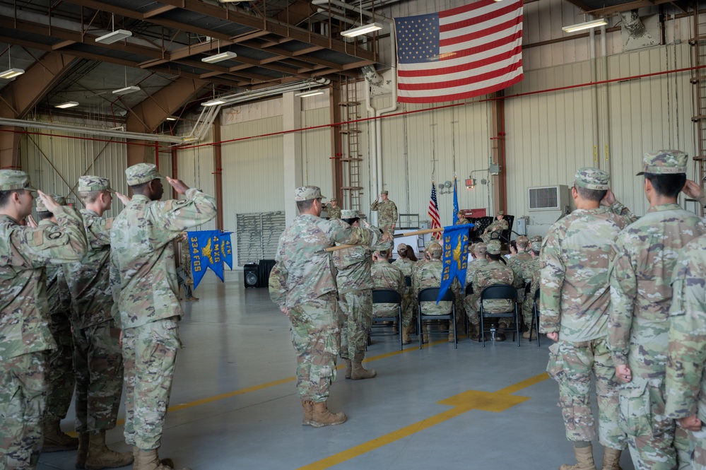 4 MXG holds a change of command ceremony