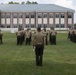 U.S. Navy Chief Religious Program Specialist Kenneth Armstead receives the Fleet Marine Force Warfare Insignia