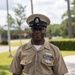 U.S. Navy Chief Religious Program Specialist Kenneth Armstead receives the Fleet Marine Force Warfare Insignia