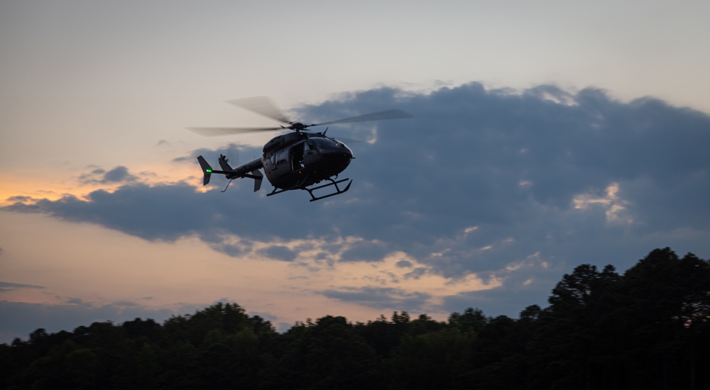 Lakota flight over Birmingham