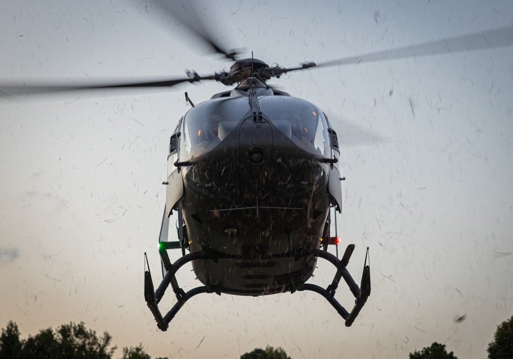 Lakota flight over Birmingham