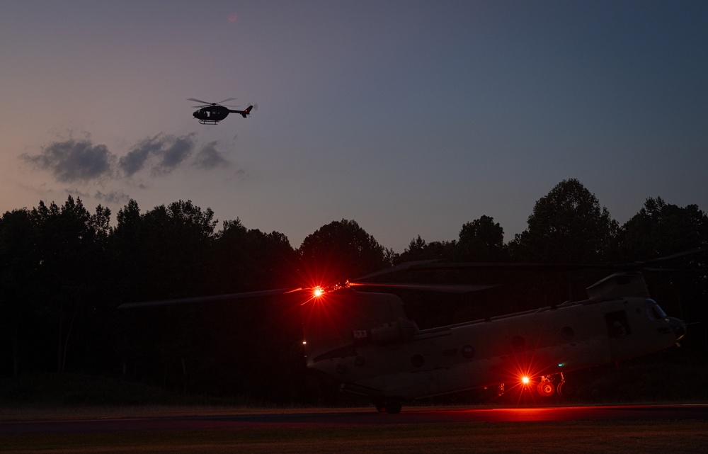 Lakota flight over Birmingham