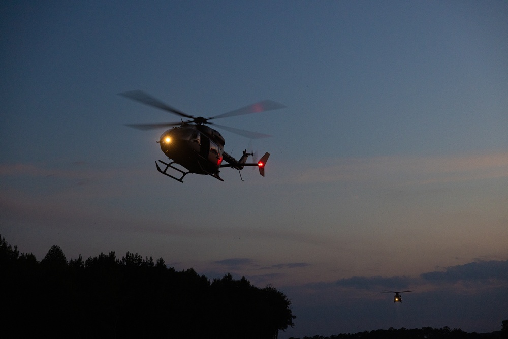 Lakota flight over Birmingham