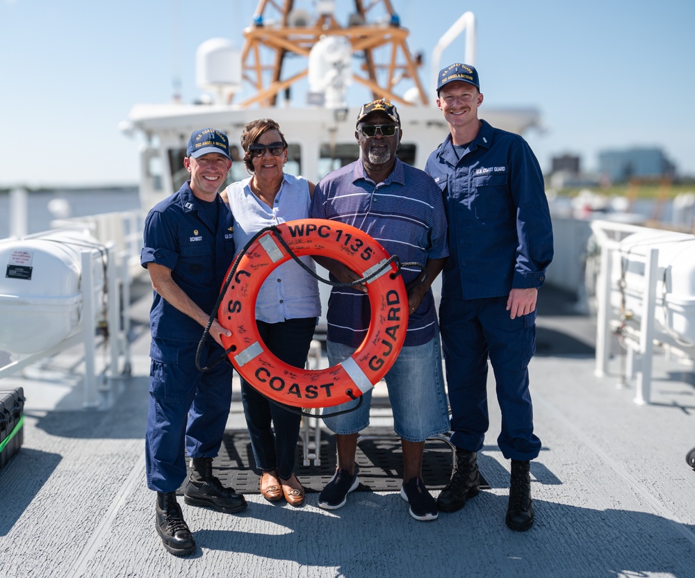 Coast Guard Cutter Angela McShan host family tour