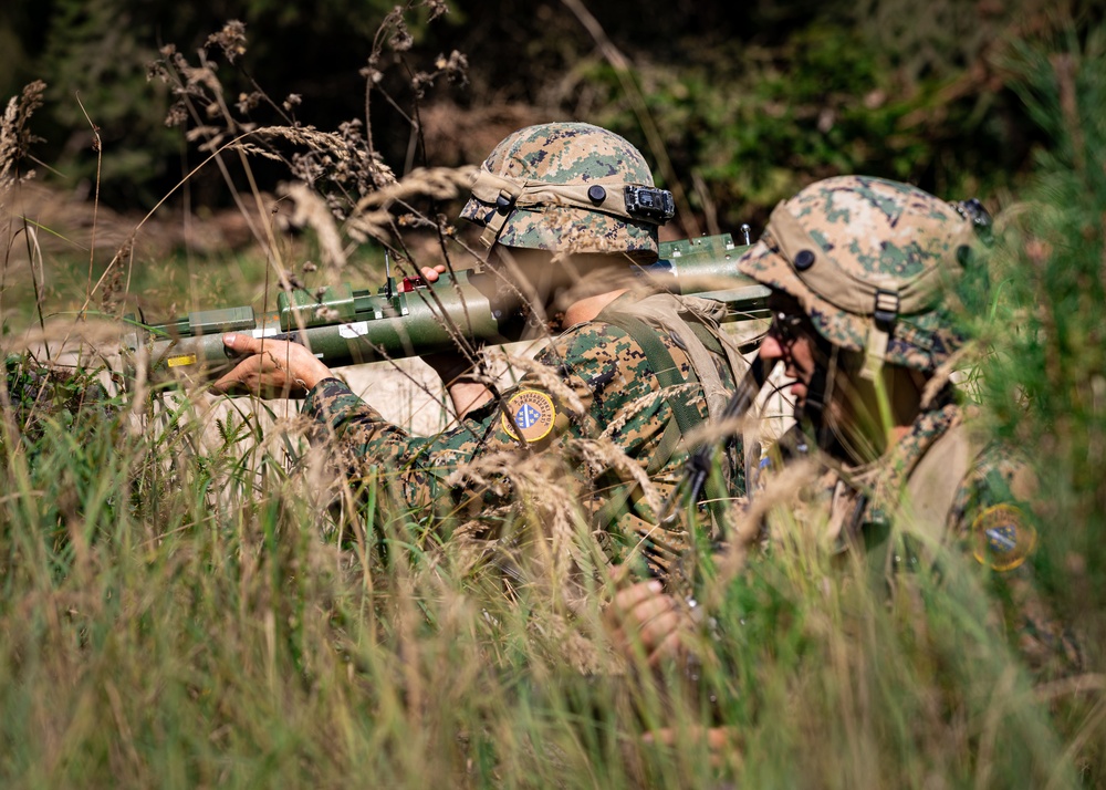 Bosnian infantrymen conduct tactical training at Saber Junction 2024