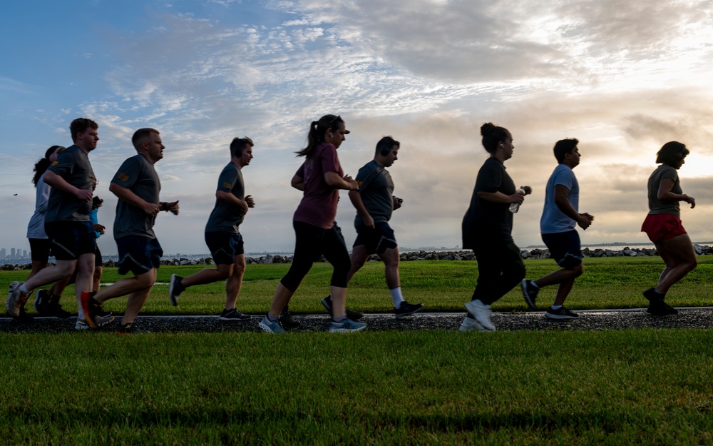 Honoring the fallen - Helton Hall 5K