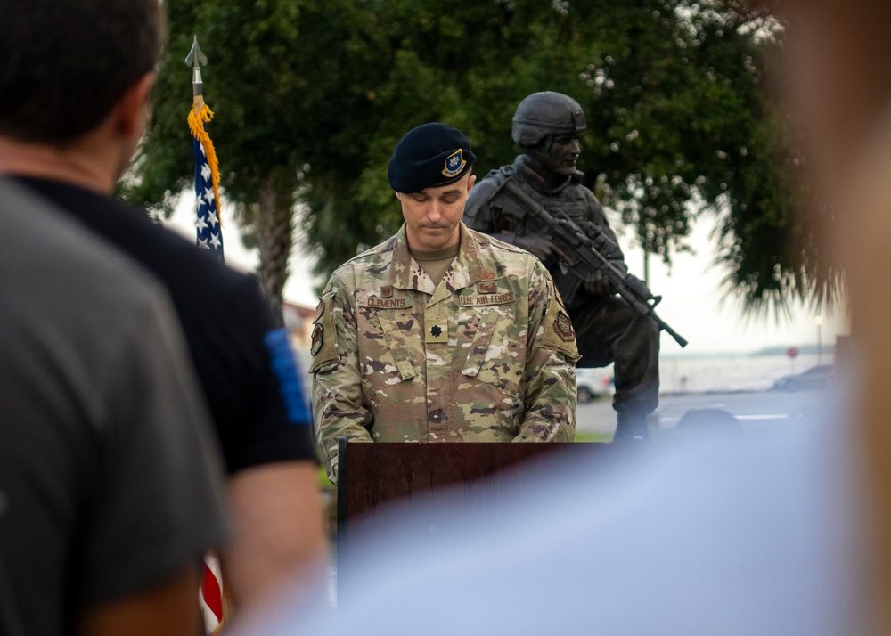 Honoring the fallen - Helton Hall 5K