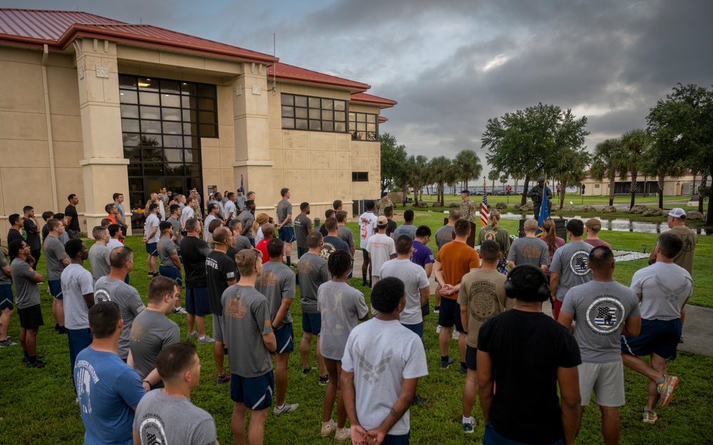 Honoring the fallen - Helton Hall 5K