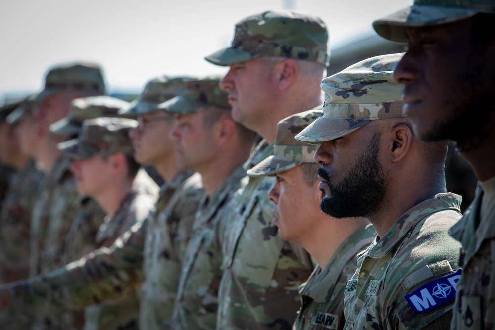 Task Force Voit soldiers receive Estonian Defense Medal at Camp Tapa, Estonia