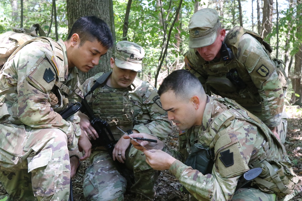 Cavalry scout advanced leader course field training