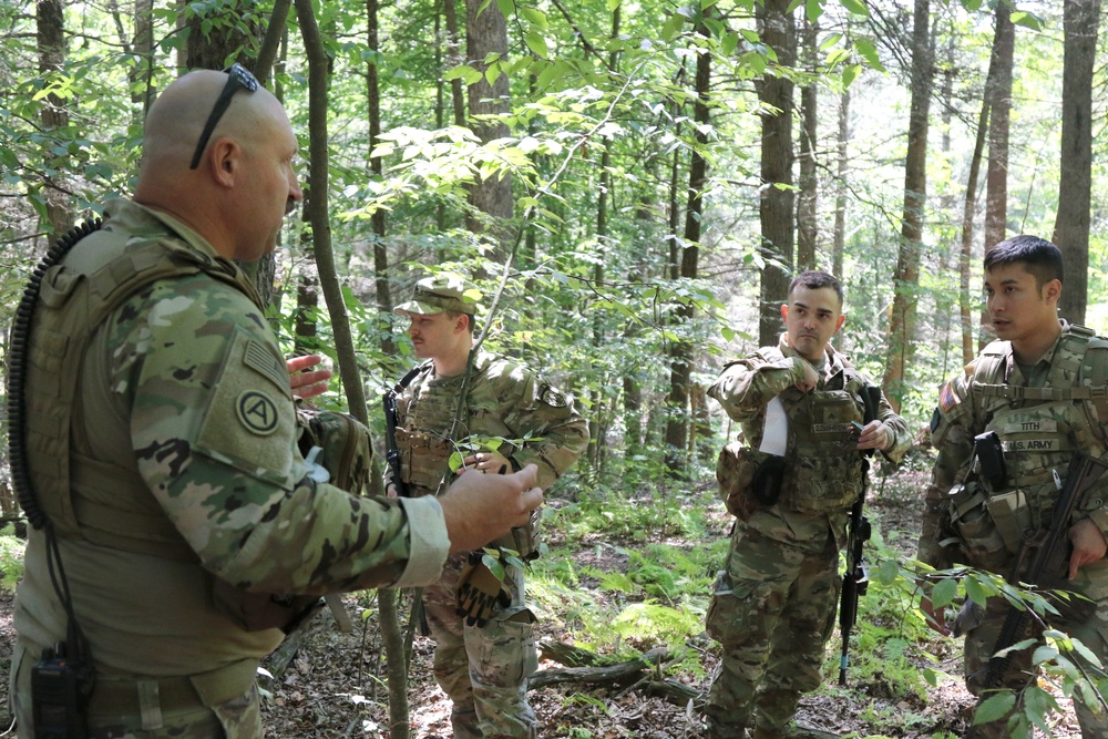 Cavalry scout advanced leader course field training