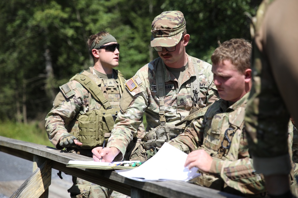 Cavalry scout advanced leader course field training