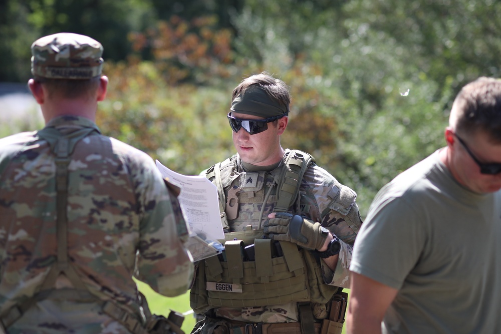 Cavalry scout advanced leader course field training