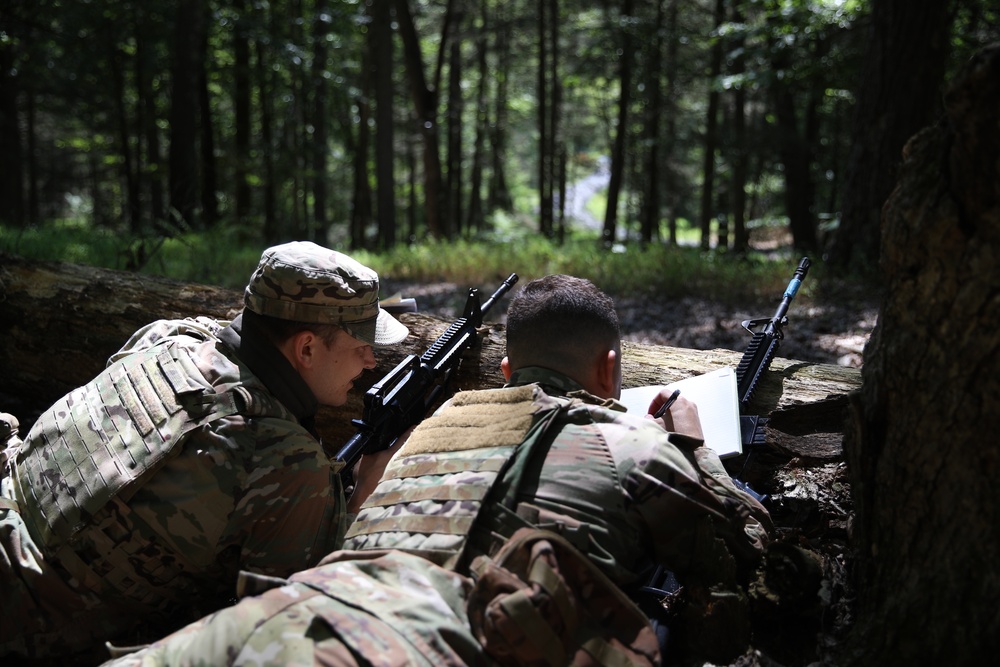 Cavalry scout advanced leader course field training