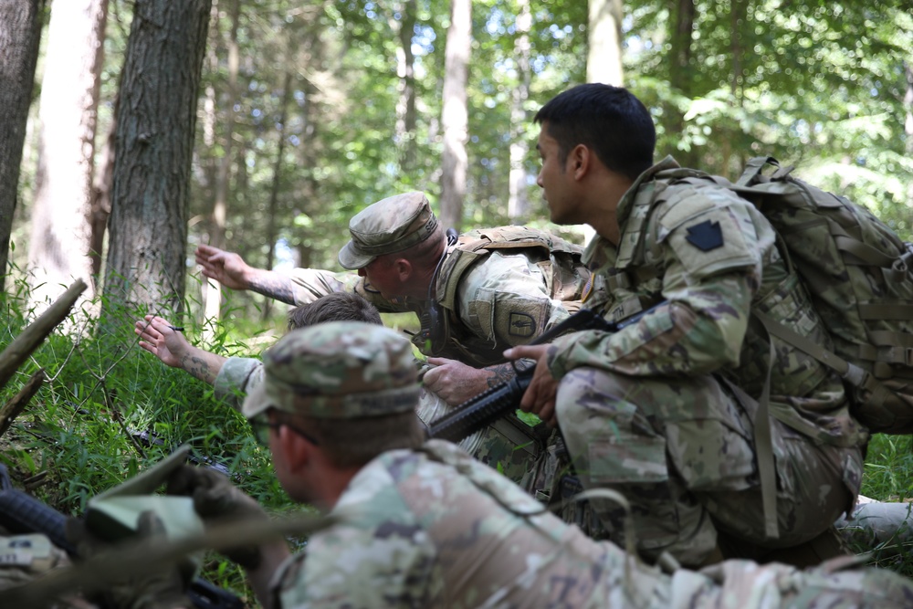 Cavalry scout advanced leader course field training