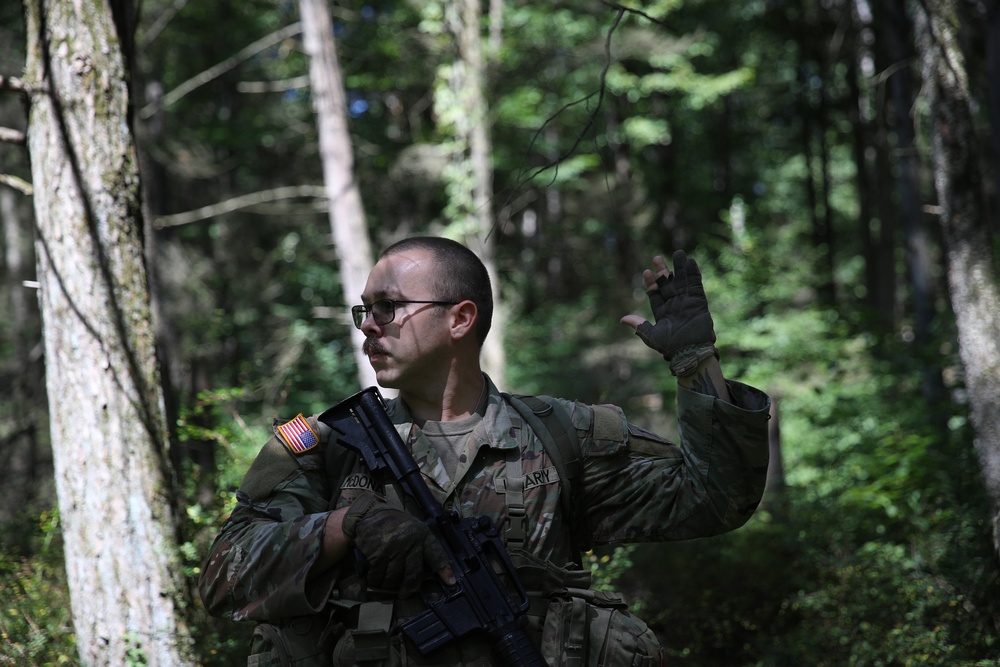 Cavalry scout advanced leader course field training