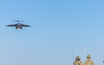 C-17 dry lakebed landings at Edwards AFB