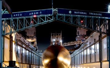 USS Scranton (SSN 756) Undocks from ARCO after Maintenance Period