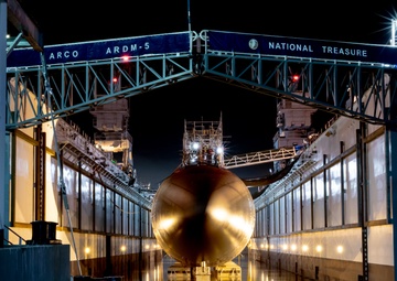USS Scranton Undocks From ARCO