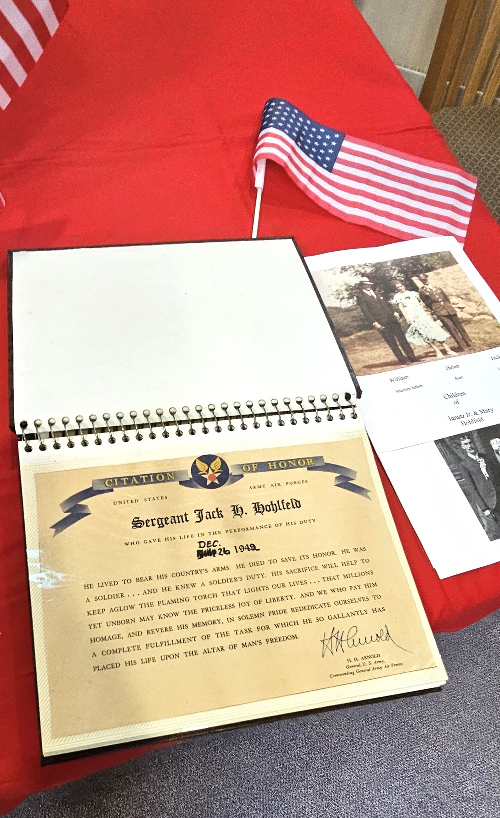 America remembers Bataan Death March veteran Sgt. Jack Hohlfeld with special service